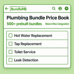 Plumbing Bundle Price Book